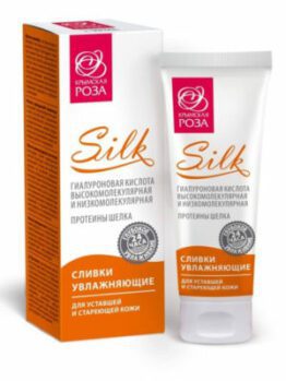 Сливки увлажняющие с гиалуроновой кислотой и протеинами шелка «Silk» - Для уставшей и стареющей кожи